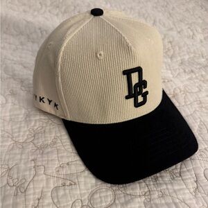 Two-Tone Black and Cream Men's Cap